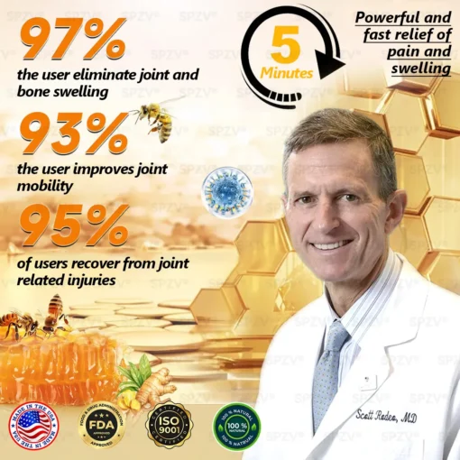 𝐒𝐩𝐳𝐯® 𝐁𝐞𝐞 𝐕𝐞𝐧𝐨𝐦 𝐏𝐚𝐢𝐧-𝐑𝐞𝐥𝐢𝐞𝐟 𝐁𝐨𝐧𝐞 𝐇𝐞𝐚𝐥𝐢𝐧𝐠 𝐂𝐫𝐞𝐚𝐦